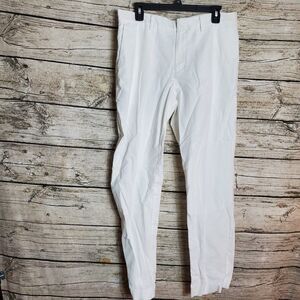 Perry Ellis Portfolio White Slim Fit Pants Size 34X32